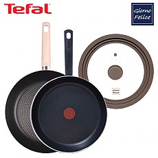 [테팔] G6 모먼트 프라이팬 28cm+프레쉬 무드 프라이팬 30cm+죠르노펠리체 실리콘 멀티 유리 뚜껑 M TFC-MM8FM30SMCM