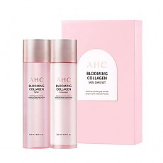 [AHC] 블루밍 콜라겐 스킨케어 세트(토너120ml+에멀젼120ml)_미백주름개선/멀티비타민10종/7가지 아미노산