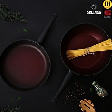 [DELLAGO] 델라고 와인 인덕션(IH)겸용 프라이팬 2종세트(프라이팬28cm+궁중팬28cm)